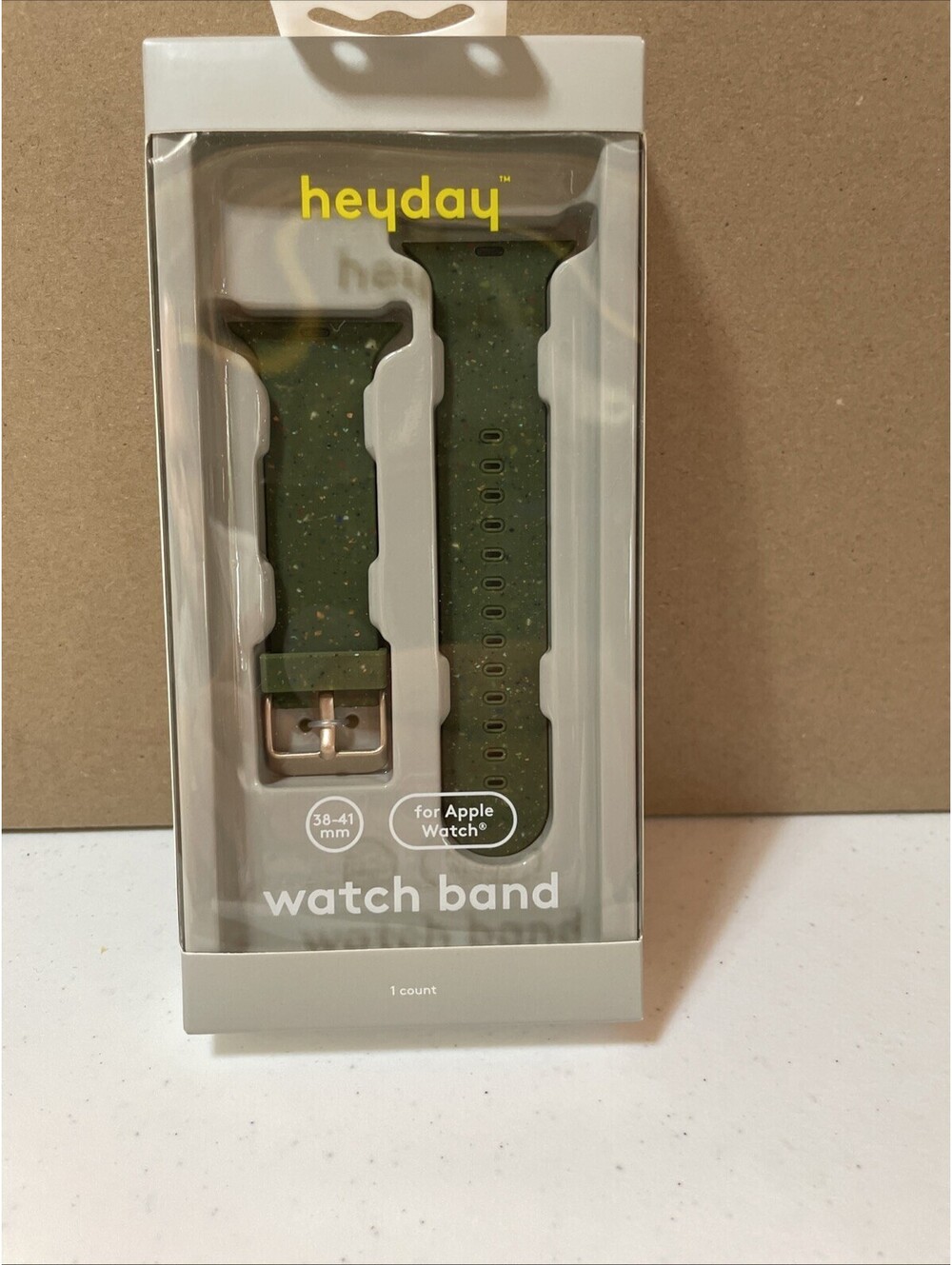 Apple Watch Silicone Band 38/40/41mm - heyday Olive Speckle NEW IN BOX